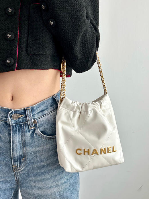 顶级版本迷你22bag-白色 商品图7
