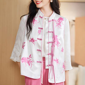 改良唐装新中式，重工刺绣坎肩无袖马甲外套OG-A9311