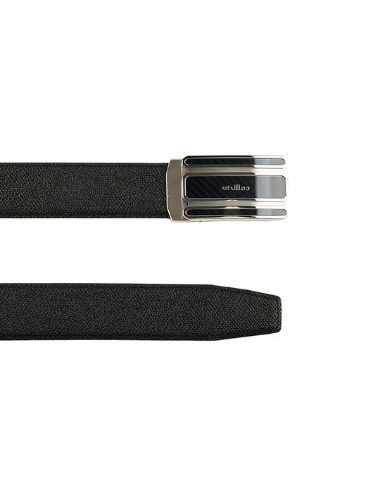 callisto黑色牛皮革皮带 SSBLF028C 商品图1