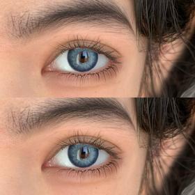 正品年抛| Licheechee系列悉尼蓝美瞳 | 直径14.5着色直径13.7 | 韩国产