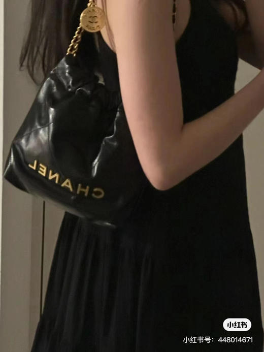 顶级版本迷你22bag-黑金 商品图3