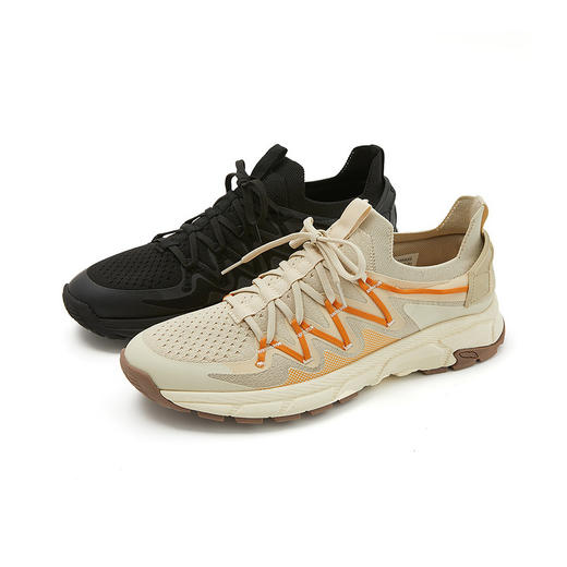 西遇户外休闲运动鞋男新款机能风网面透气软底低帮跑鞋20035533 商品图4