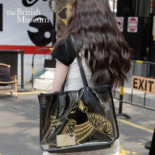 大英博物馆盖亚·安德森猫系列 TPU透明单肩包托特包 商品图0