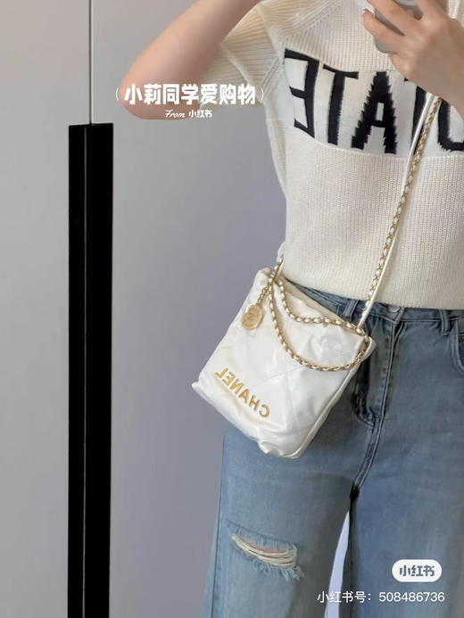 顶级版本迷你22bag-白色 商品图1