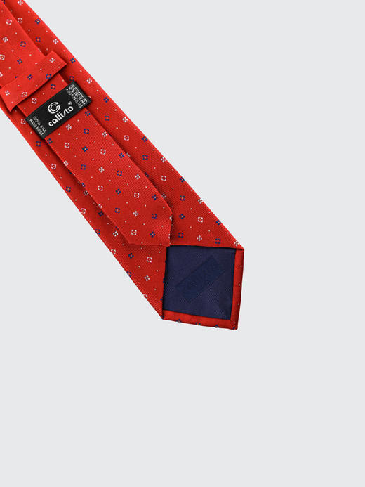 callisto红色全桑蚕丝领带 FQCTE068C 商品图2