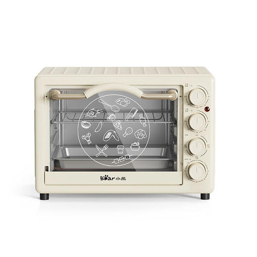 【小程序】小熊电烤箱 DKX-C20M3 米白色 机械式控制 商品图0