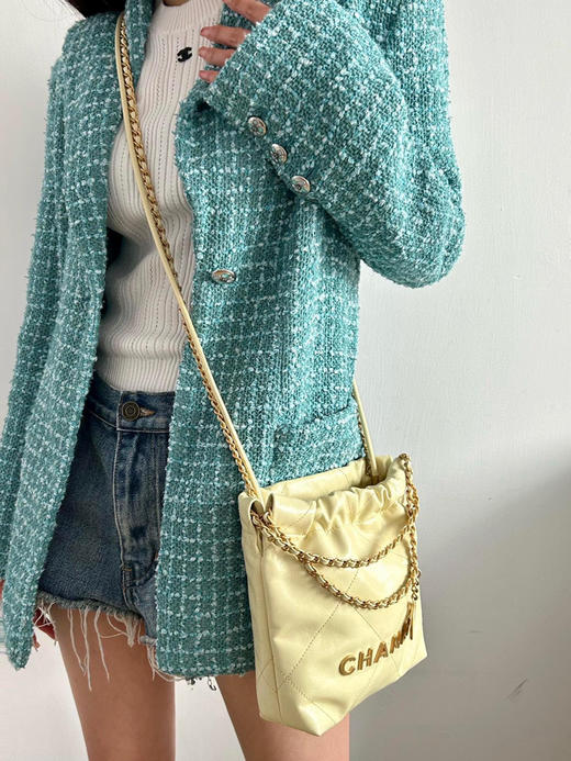 顶级版本迷你22bag-黄色 商品图1