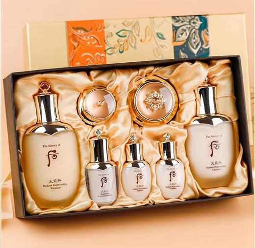 韩国whoo后 天气丹花献光彩紧颜系列礼盒   七件套  送礼袋 商品图0