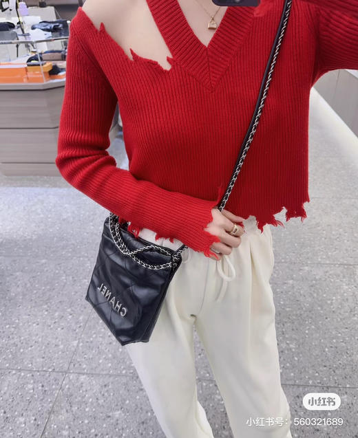 顶级版本迷你22bag-黑银 商品图8