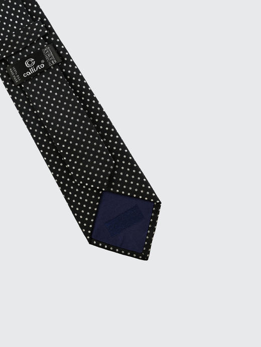 callisto黑色全桑蚕丝领带 FQCTE023C 商品图1