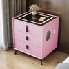 智能床头柜简约床头柜极简三层音箱指纹锁收纳现代轻奢风插电包邮 商品缩略图2
