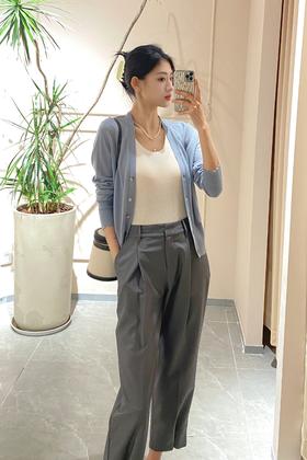 春日万能百搭单品，毛线开衫# 羊绒衫#