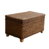 田园藤草编收纳凳储物凳换鞋凳搁脚沙发方凳可坐人整理收纳箱 商品缩略图4