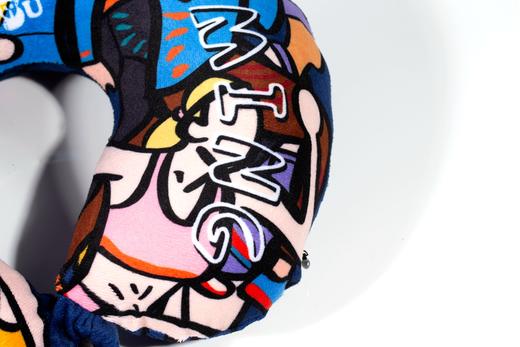 严素U型枕头颈枕记忆棉梦想NEVERSTOPDREAMING 商品图4