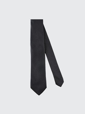 callisto深灰色全桑蚕丝领带 FRCTE023C