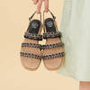 Safiya/索菲娅2023夏季新品露趾一字带气质闪钻小香仙女风凉鞋 SF32115059 商品缩略图11