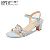 ARCHCONTACT安启美奈百搭双扣粗跟凉鞋52747 商品缩略图0