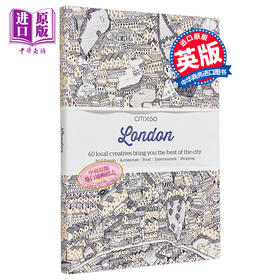 【中商原版】创意城市指南：伦敦 英文原版 Citix60 City Guides - London 旅游