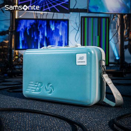 新秀丽New Balance x Samsonite 联名款半透明时尚PC材质斜挎包QQ3*003 商品图0