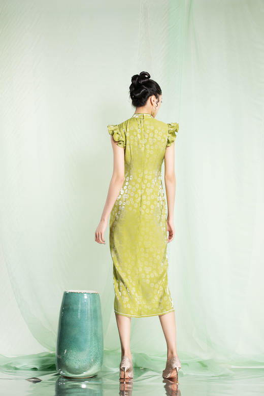 荷言GL旧时闺秀子衿旗袍年轻款女士时尚气质高端2023夏季新品 商品图4