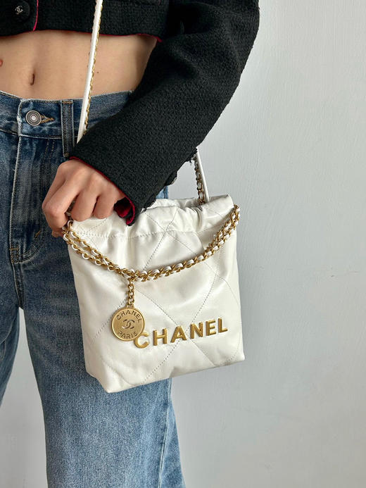 顶级版本迷你22bag-白色 商品图6