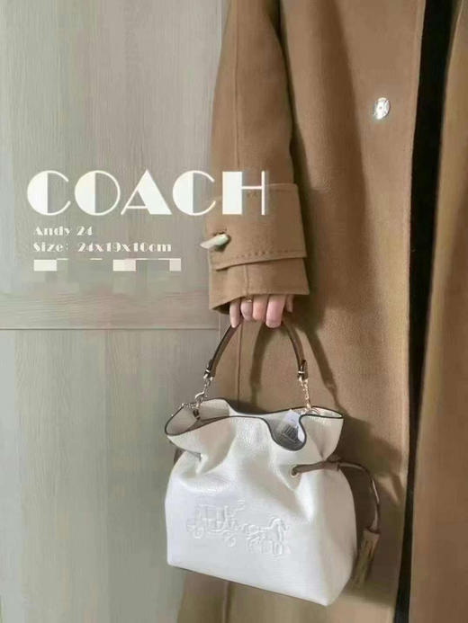 小福袋还有浅蓝色🌷Coach 折上折🌷¥1480到👋 ！！新款小号 andy tote福袋包罗意威风格[奸笑] 商品图0