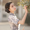 改良少女款圆襟日常，休闲中国风轻薄旗袍XL-23037 商品缩略图1
