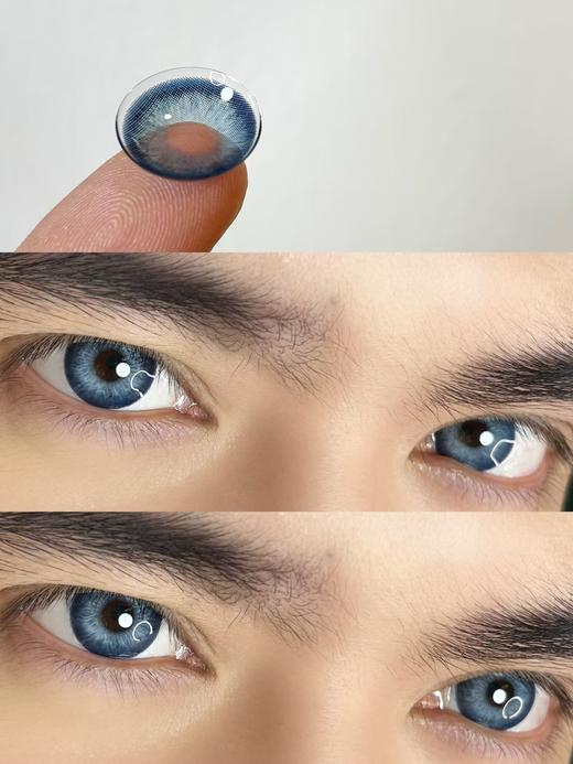 正品年抛| Licheechee系列悉尼蓝美瞳 | 直径14.5着色直径13.7 | 韩国产 商品图7