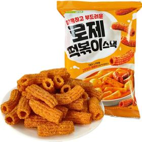 涞可香辣芝士味年糕条83g로제떡볶이스낵83g