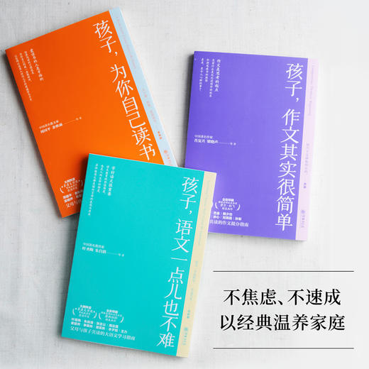 孩子大语文三书 为你自己读书+作文其实很简单+语文一点儿也不难 商品图3