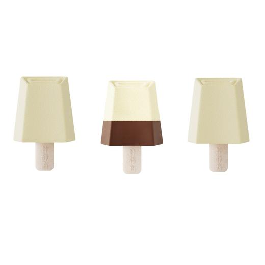 【钟薛高】轻牛乳*4半半巧巧*3提子牛乳*3 钟薛高，采百家之姓汇“钟薛高”之名，是地道的中式雪糕品牌， 雪糕采用独特的中式瓦片型设计，辅以顶部“回”字花纹，意为“回归”本味。 商品图0