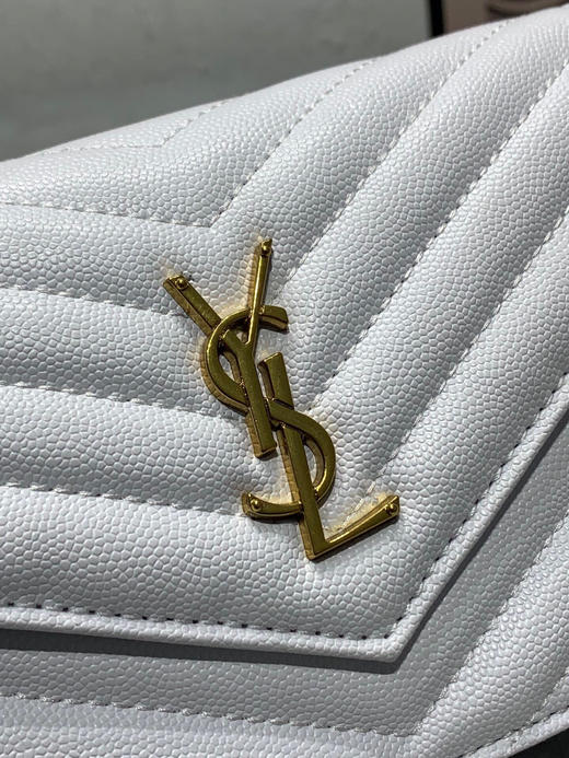 夏季特惠💰520 YSL圣罗兰 monogram黑金鱼子酱链条98557 商品图3