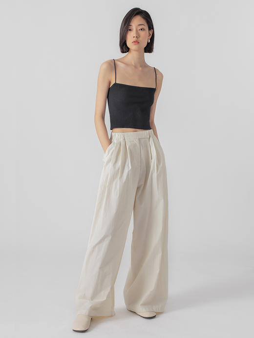 322工房百搭单品人造丝针织吊带背心2023春夏修身显瘦打底衫B037 商品图1