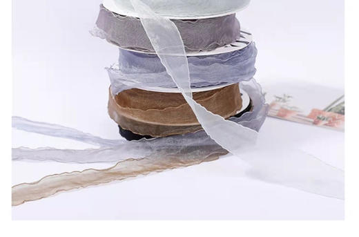 【资材】2.5CM 超甜网纱丝带  多色可选 商品图2