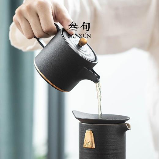 叁旬功夫茶具套装带茶盘小型家用轻奢中式泡茶具整套陶瓷茶具礼盒 商品图5