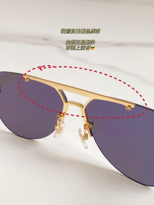 太阳镜 防紫外线 自己备注颜色 老花。粉色。银色镜腿。金色镜腿 商品图13