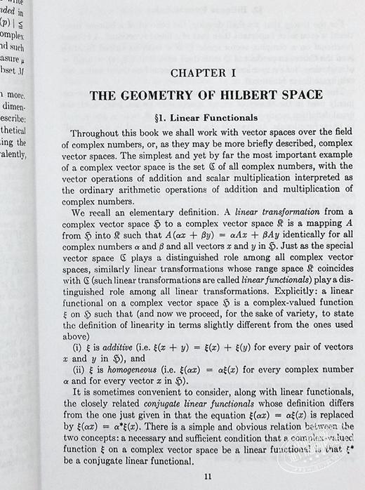 【中商原版】希尔伯特空间和谱多重性理论导论 第2版 英文原版 Introduction to Hilbert Space 2nd Edition 保罗哈尔莫斯 Halmos 商品图5