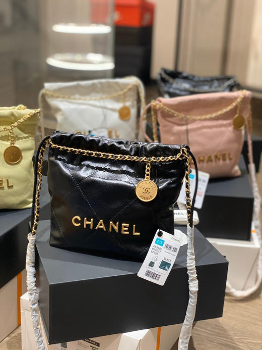 顶级版本迷你22bag-黑金 商品图7