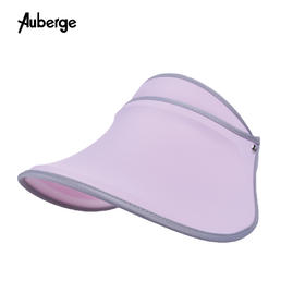 Auberge艾比 防晒帽空顶帽成人款（浅紫色）