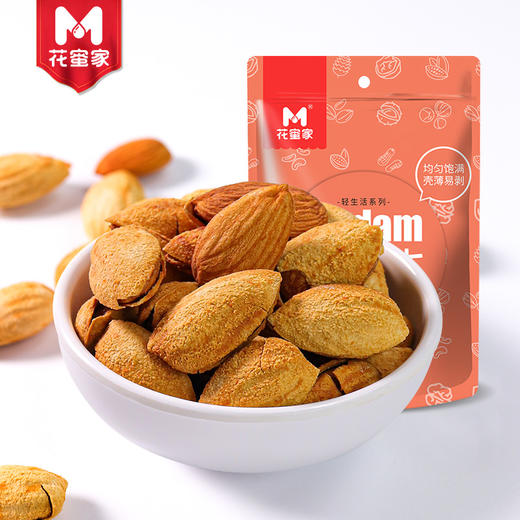 花蜜家巴旦木(薄壳)108g/2袋新鲜饱满 酥脆可口 商品图0