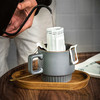 北欧式高颜值咖啡杯家用水杯子陶瓷早餐奶茶杯下午茶杯碟套装带勺 商品缩略图2