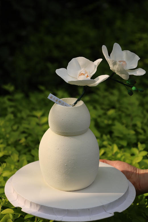 蝴蝶兰唯美花瓶蛋糕 商品图0