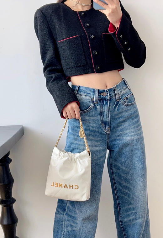 顶级版本迷你22bag-白色 商品图4