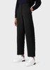 E ARMANI 裤女  3R2P982NK8Z-0999 .63%POLYESTER 27%VISCOSE 7%COTTON 3%ELASTANE 商品缩略图1