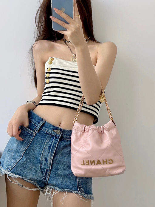 顶级版本迷你22bag粉色 商品图2