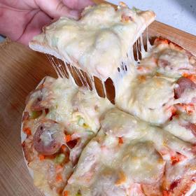 浓香瀑布拉丝披萨🍕