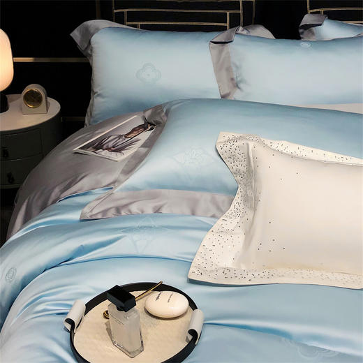 自然醒天丝棉提花四件套莱赛尔柔滑裸睡床上用品春夏季KY 商品图1