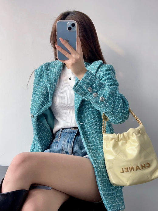 顶级版本迷你22bag-黄色 商品图6