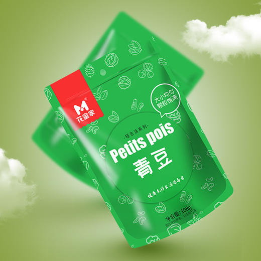 花蜜家青豌豆108g/2袋蒜香味青豌豆炒货下酒小吃 商品图7