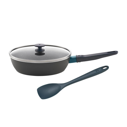 ZW-NS103 ZWILLING Now Marble 28cm 加高多用不粘深煎锅附小号硅胶铲 商品图0